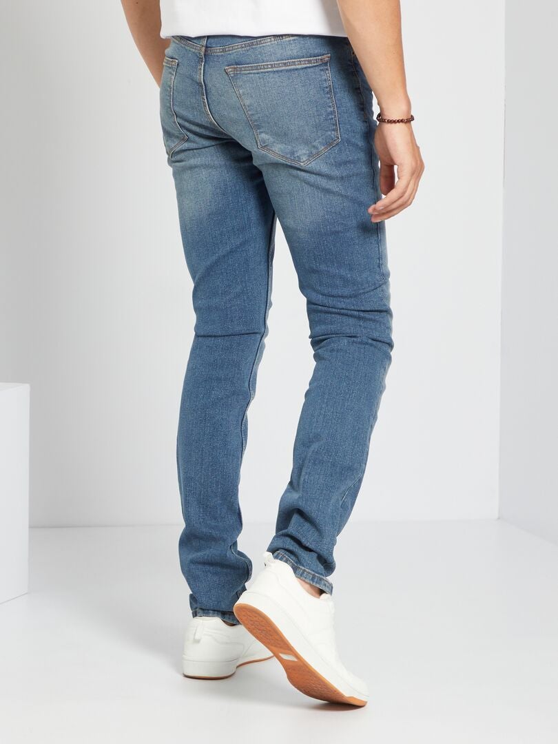 Slim-fit jeans L34 stonewash vintage - Kiabi