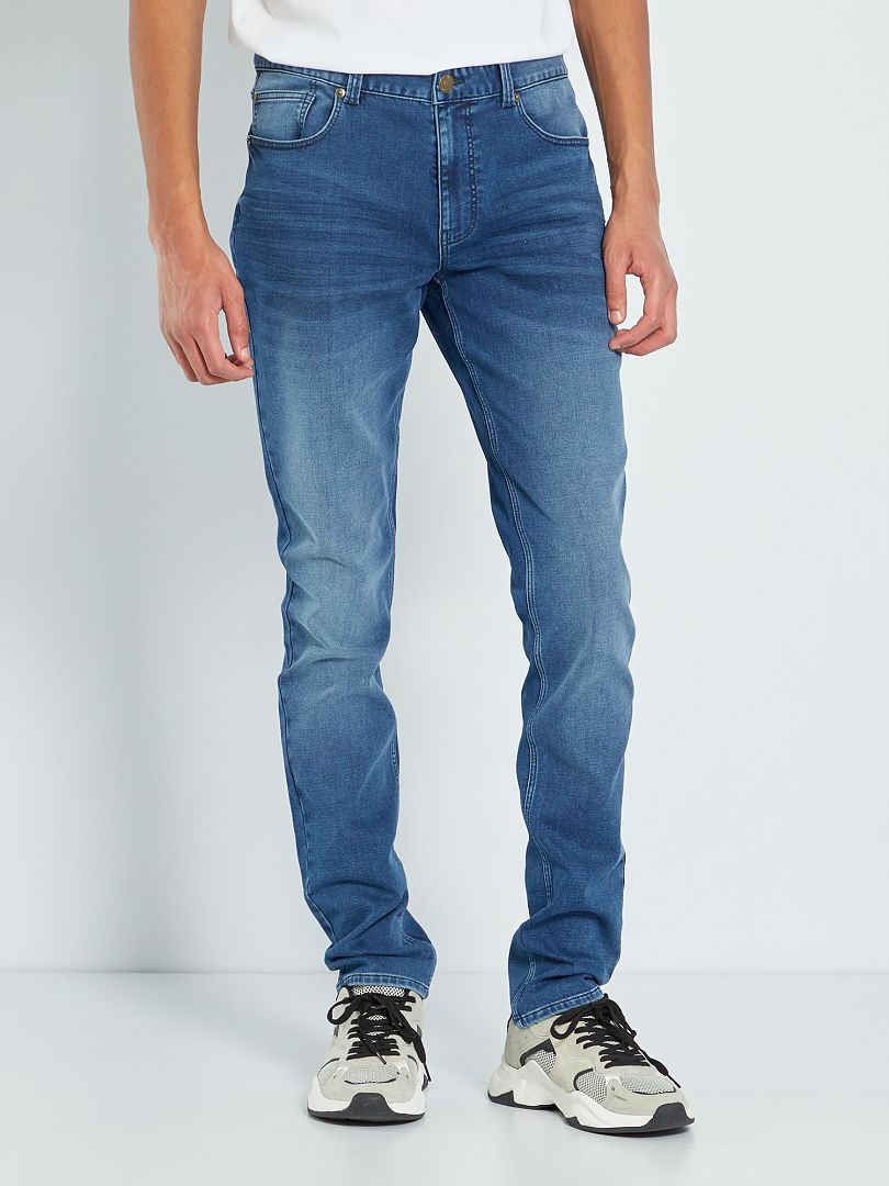 Slim-fit jeans L38 +1m95 BLAUW - Kiabi