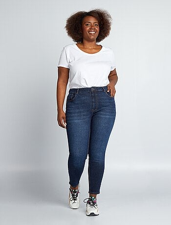 Slim-fit jeans met hoge taille - L28