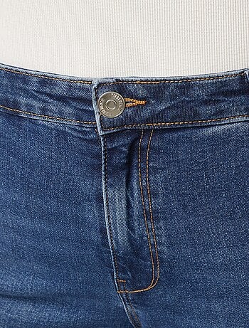Slim-fit jeans met hoge taille - L28
