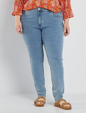 Slim-fit jeans met hoge taille - L28