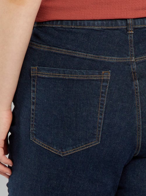 Slim-fit jeans met hoge taille - L32 - Kiabi