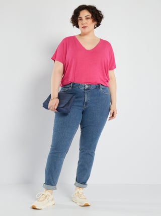 Slim-fit jeans met hoge taille - L32