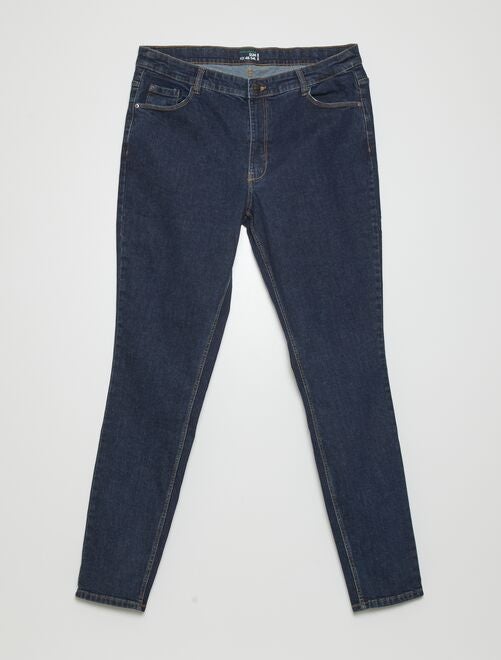 Slim-fit jeans met hoge taille - L34 - Kiabi