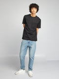 Slim-fit jeans met scheurtjes BLAUW - Kiabi