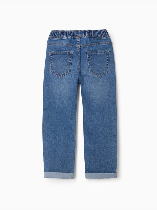 Slim fit jeans met trekkoord - Kiabi Slim fit jeans met trekkoord - Kiabi