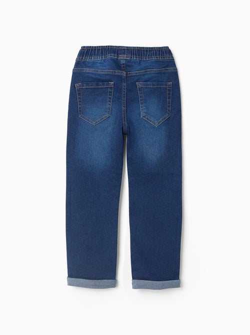 Slim fit jeans met trekkoord - Kiabi Slim fit jeans met trekkoord - Kiabi