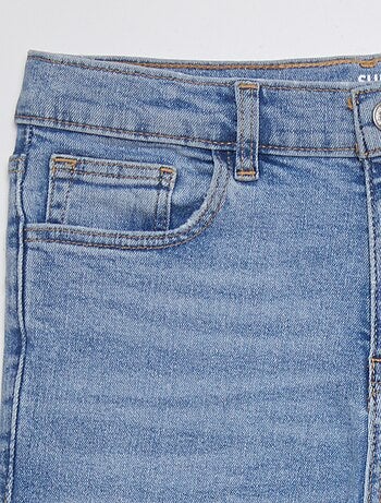 Slim-fit jeans met verstelbare taille