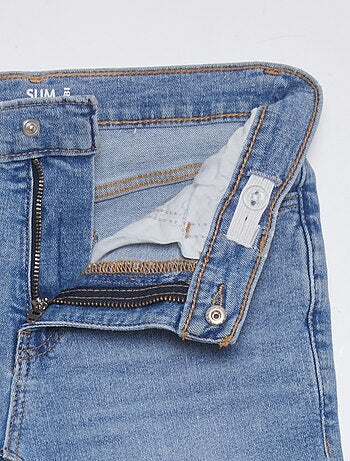 Slim-fit jeans met verstelbare taille