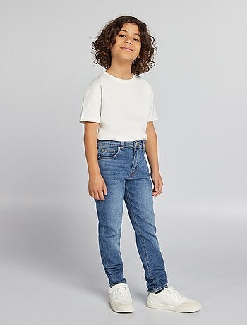 Slim-fit jeans met verstelbare taille