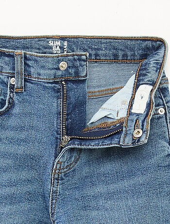 Slim-fit jeans met verstelbare taille