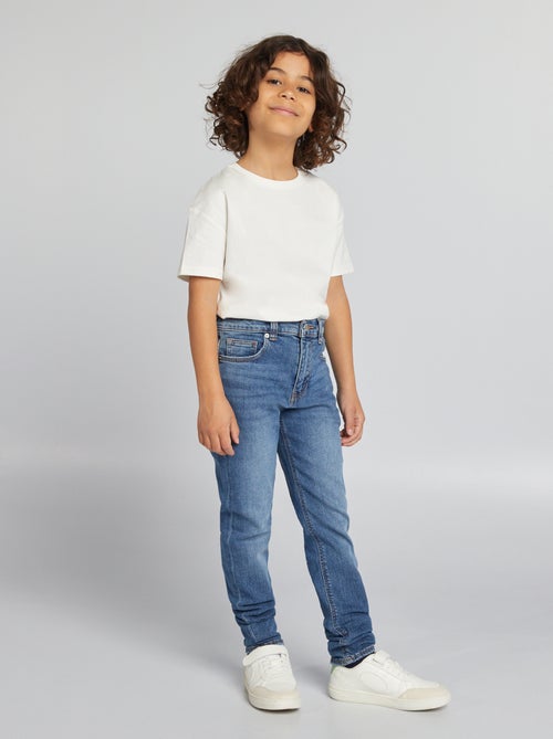 Slim-fit jeans met verstelbare taille - Kiabi