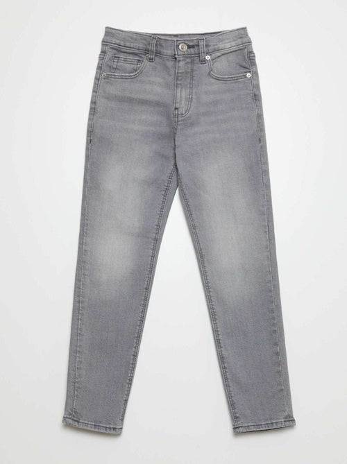 Slim-fit jeans met verstelbare taille - Kiabi