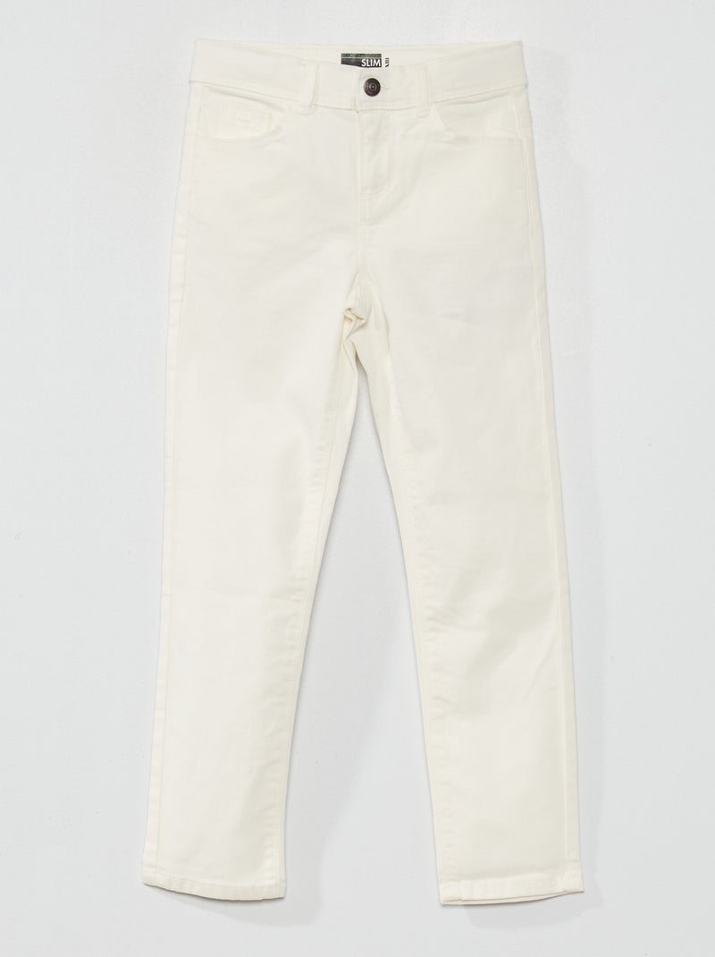 Slim-fit jeans sneeuw wit - Kiabi