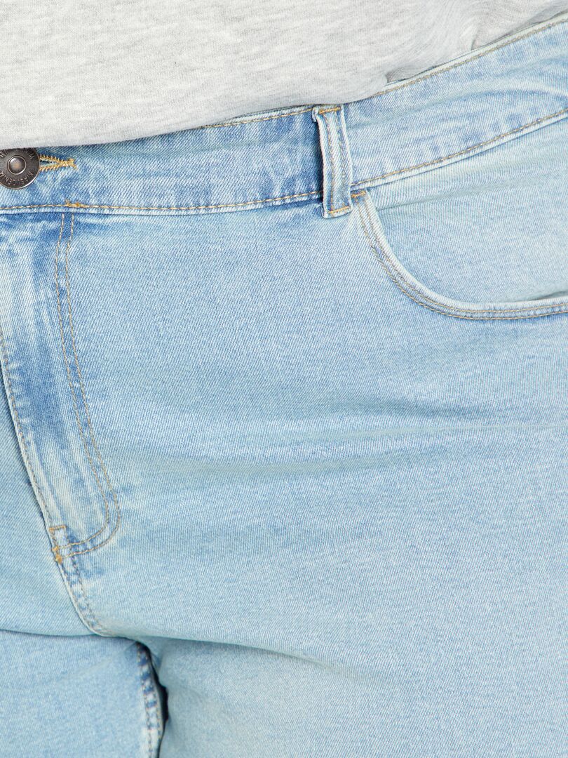 Slim-fit jeans van stretchdenim BLAUW - Kiabi