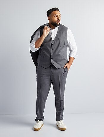 Slim-fit kostuumvest