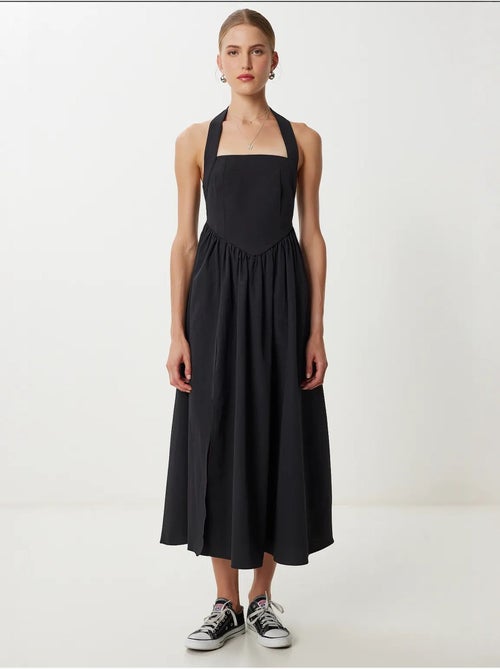 Slim fit midi-jurk met vierkante hals istanbul - Kiabi Slim fit midi-jurk met vierkante hals istanbul - Kiabi