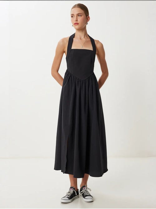 Slim fit midi-jurk met vierkante hals istanbul - Kiabi Slim fit midi-jurk met vierkante hals istanbul - Kiabi