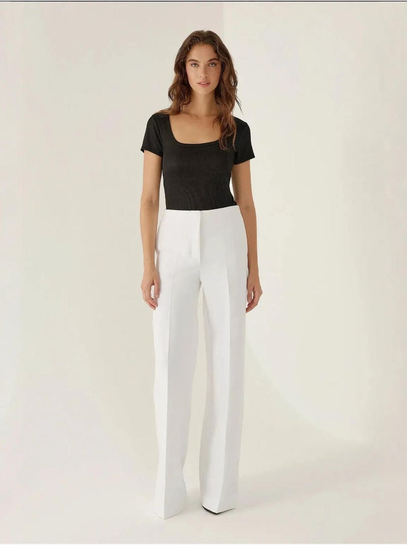 Slim fit ronde hals bodysuit hiccup Zwart - Kiabi