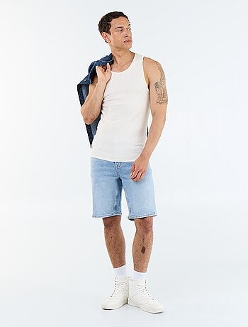 Slim fit spijkerbermuda