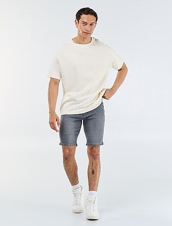 Slim fit spijkerbermuda