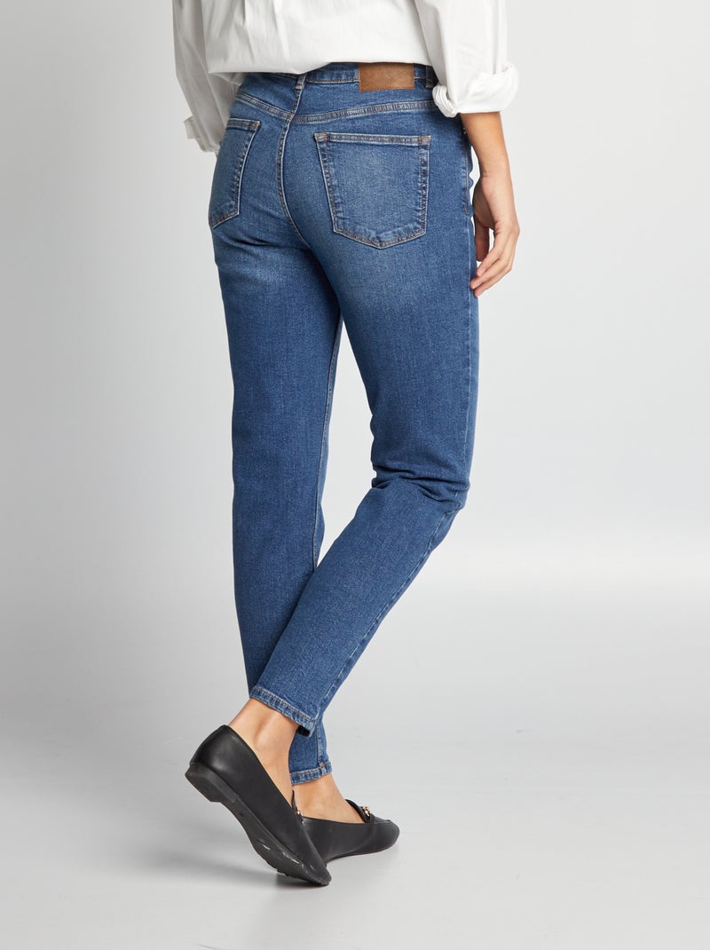 Slim-fit spijkerbroek - 30L BLAUW - Kiabi