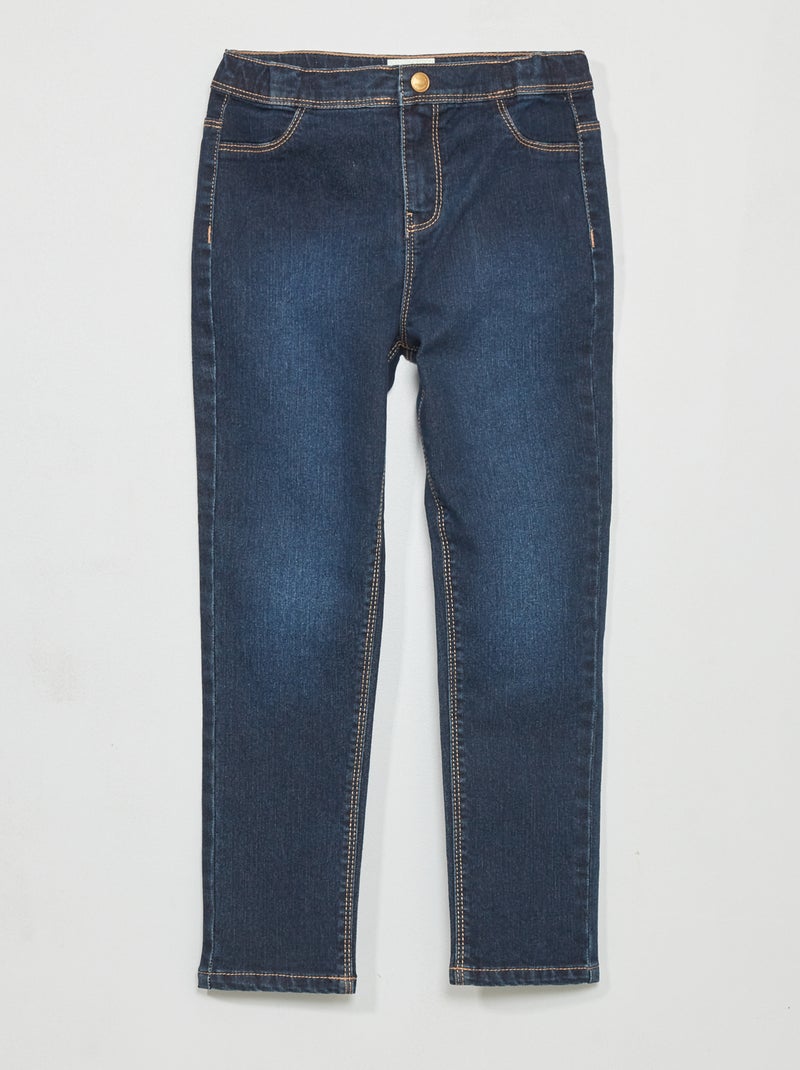 Slim-fit spijkerbroek - Comfortabel model BLAUW - Kiabi