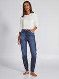 Slim-fit spijkerbroek - L32 BLAUW - Kiabi