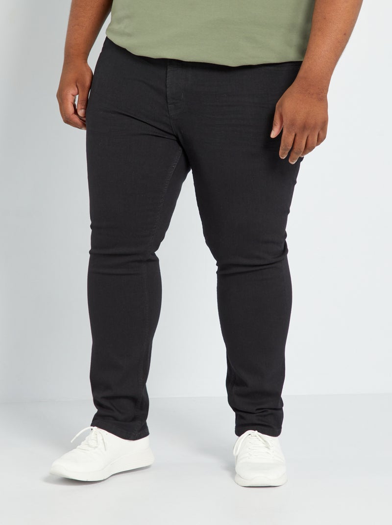 Slim-fit spijkerbroek - L32 ZWART - Kiabi