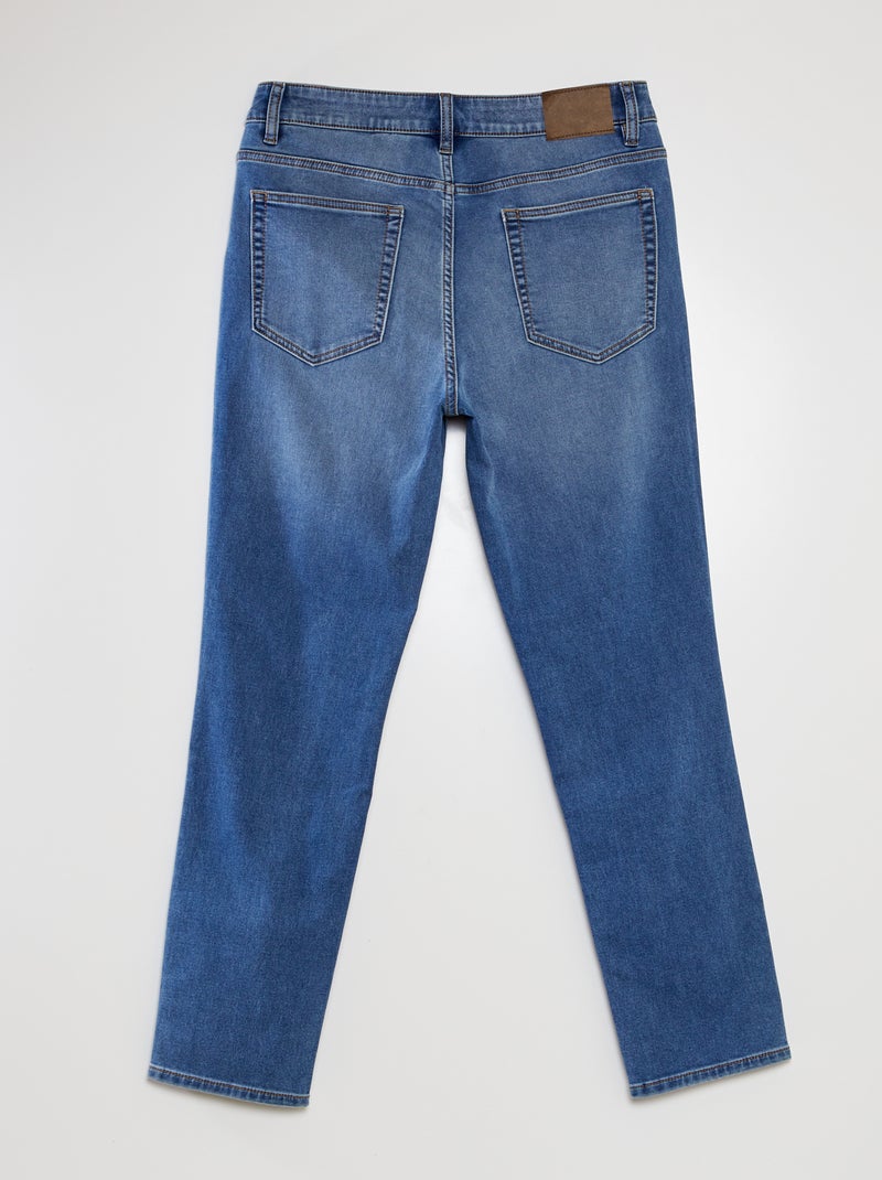 Slim-fit stretchjeans - L30 BLAUW - Kiabi