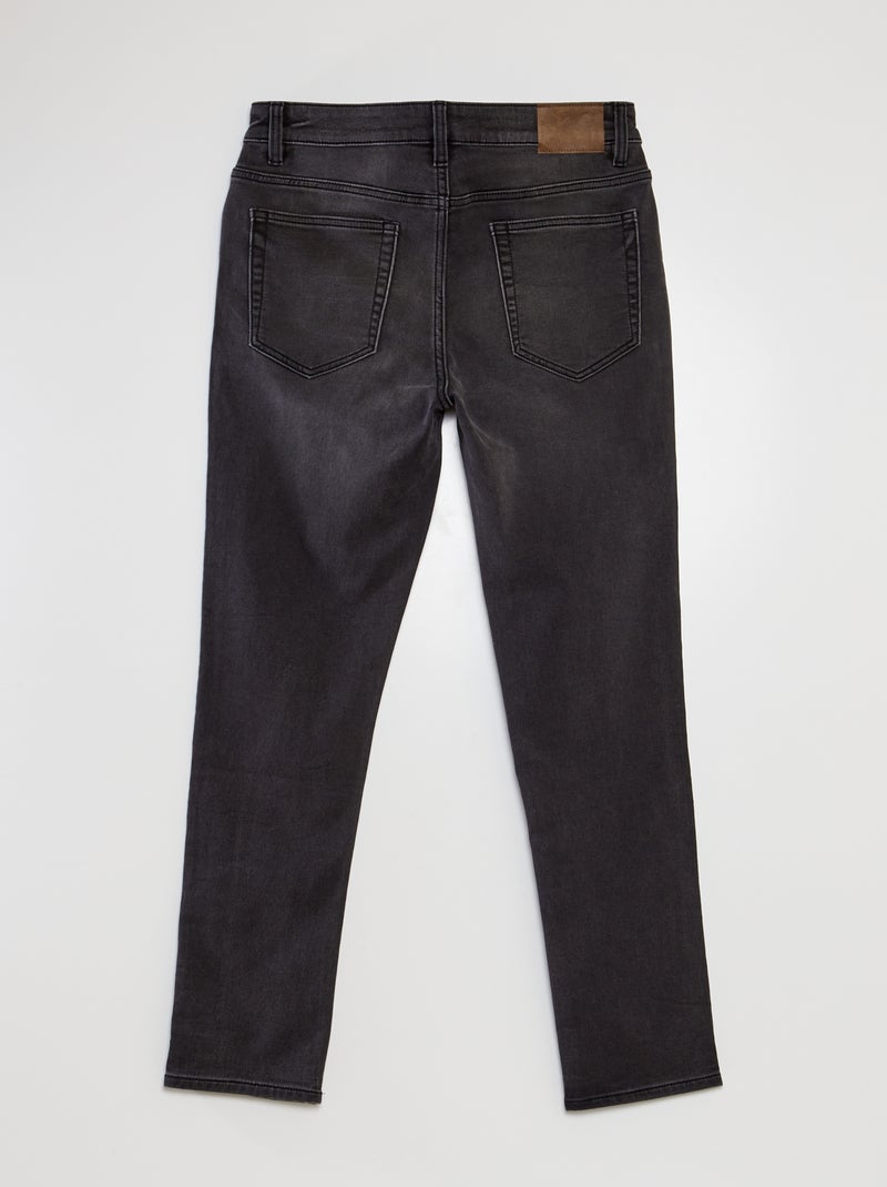 Slim-fit stretchjeans - L30 GRIJS - Kiabi