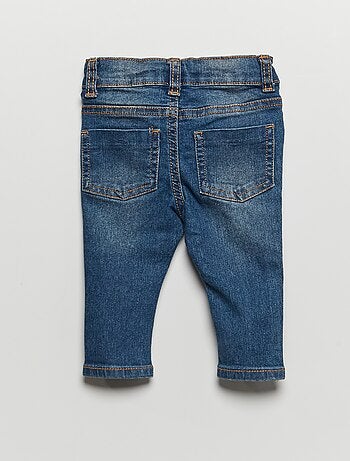 Slim-fit stretchjeans met verstelbare taille