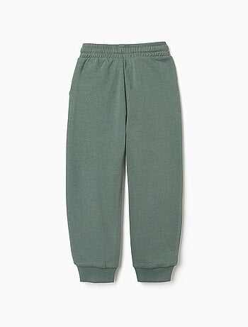 Slim fleece joggers met zakken en zy print