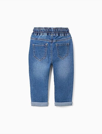 Slim jeans met trekkoord