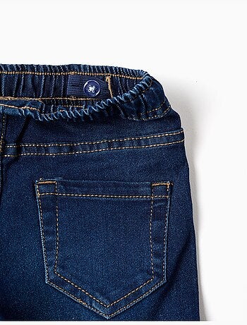 Slim jeans met trekkoord