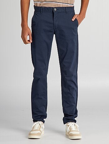 Slimfit chinobroek van 100% katoen L36 1,90+