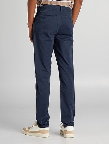 Slimfit chinobroek van 100% katoen L36 1,90+