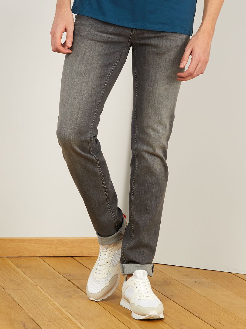 Slimfit jeans, 36, 1,95 m+ GRIJS - Kiabi - 29.00€