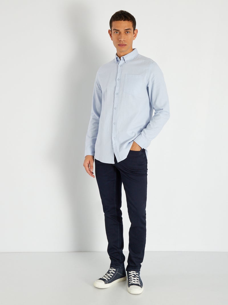 Slimfit stretch jeans BLAUW - Kiabi