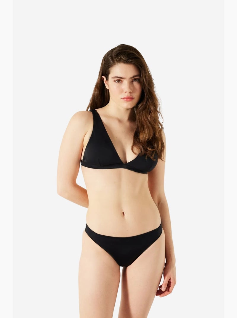 Slip basique de bikini penti Noir - Kiabi