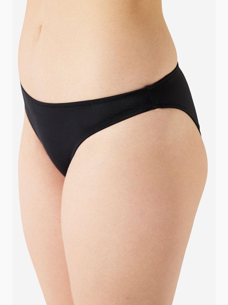Slip basique de bikini penti Noir - Kiabi