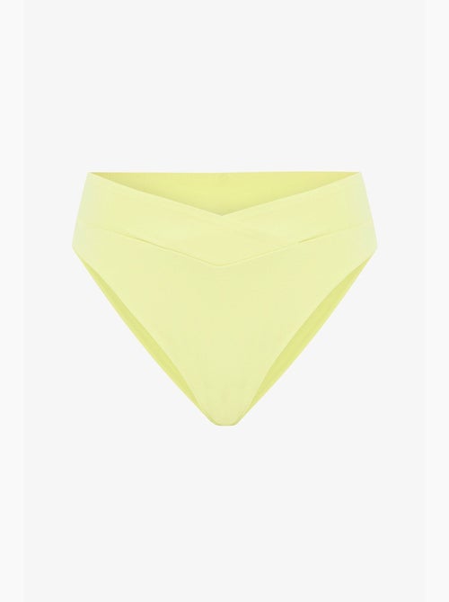 Slip bikinibroekje met v-snede penti - Kiabi Slip bikinibroekje met v-snede penti - Kiabi