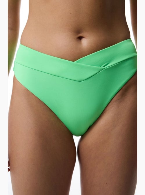 Slip bikinibroekje met v-snede penti - Kiabi Slip bikinibroekje met v-snede penti - Kiabi