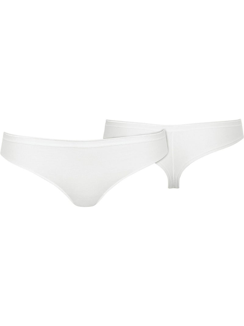 Slip brésilien happy day cheek Blanc - Kiabi