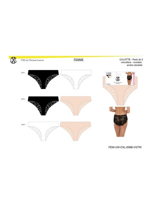 Slip CXL by LACROIX - Set van 6 - Kiabi Slip CXL by LACROIX - Set van 6 - Kiabi