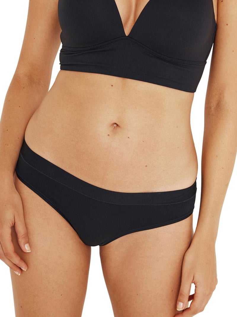 Slip dames easy seconde peau athena Zwart - Kiabi
