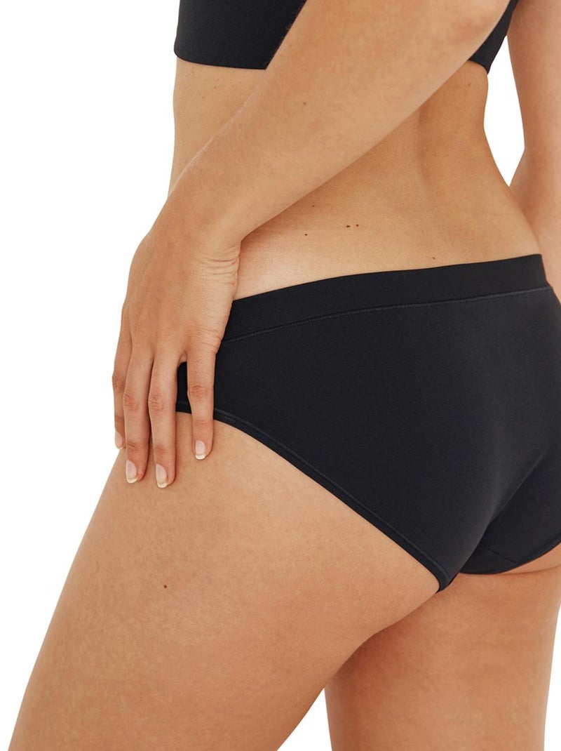 Slip dames easy seconde peau athena Zwart - Kiabi