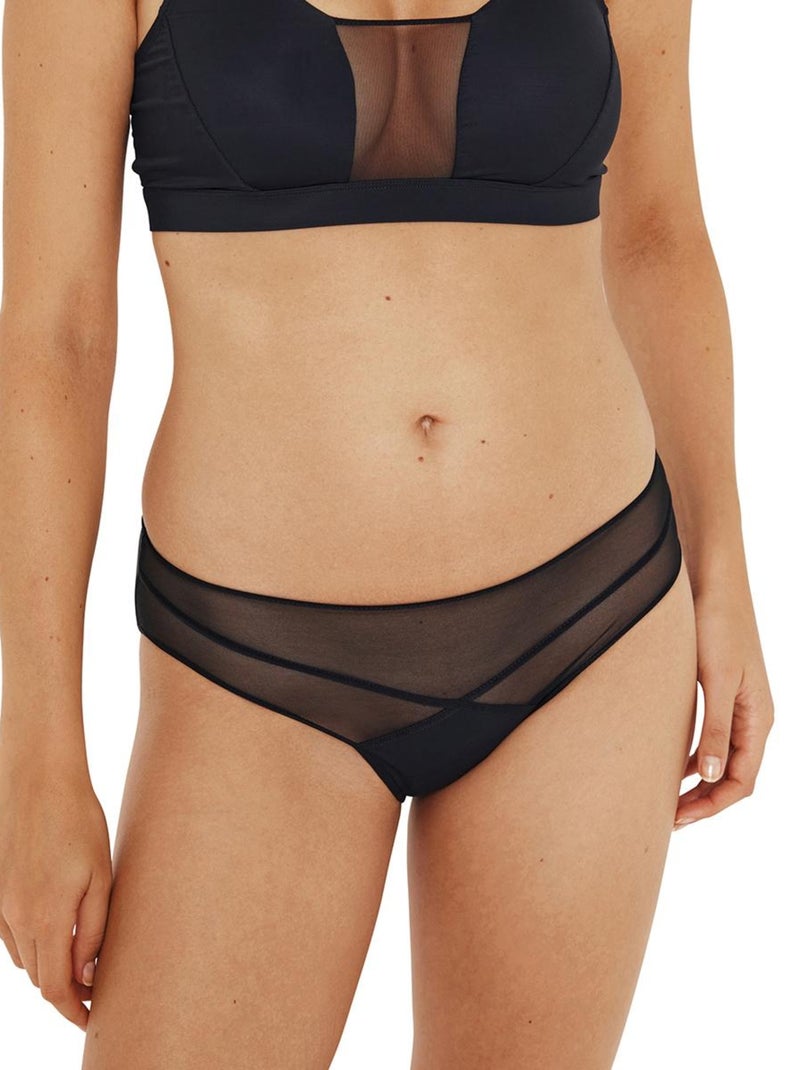 Slip dames tule athena Zwart - Kiabi