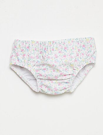 Slip de bain à motifs