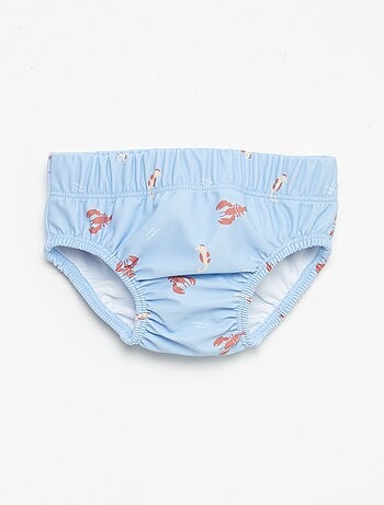 Slip de bain à motifs